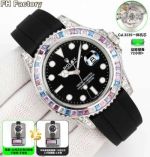 FH Factory Rolex Yacht-Master 226679TBR 3235 Movement 42mm Rainbow Diamond Bezel Watch